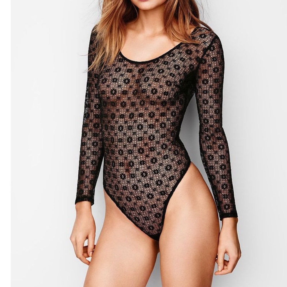 Black Lace Teddy Victoria Secret